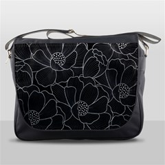 Flower Pattern Background Floral Beautiful Bloom Messenger Bag