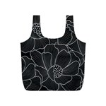 Flower Pattern Background Floral Beautiful Bloom Full Print Recycle Bag (S) Front