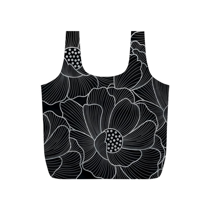 Flower Pattern Background Floral Beautiful Bloom Full Print Recycle Bag (S)