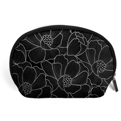 Flower Pattern Background Floral Beautiful Bloom Accessory Pouch (large)