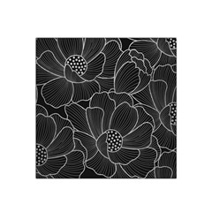 Flower Pattern Background Floral Beautiful Bloom Satin Bandana Scarf 22  X 22 