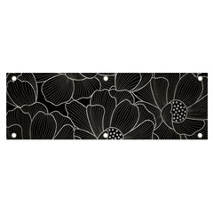 Flower Pattern Background Floral Beautiful Bloom Banner And Sign 6  X 2 