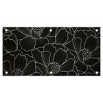 Flower Pattern Background Floral Beautiful Bloom Banner and Sign 6  x 3  Front