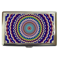 Kaleidoscope Geometric Circles Mandala Pattern Cigarette Money Case