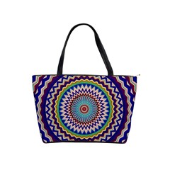 Kaleidoscope Geometric Circles Mandala Pattern Classic Shoulder Handbag by Jancukart