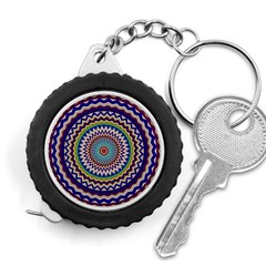 Kaleidoscope Geometric Circles Mandala Pattern Measuring Tape