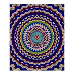 Kaleidoscope Geometric Circles Mandala Pattern Shower Curtain 60  X 72  (medium)  by Jancukart