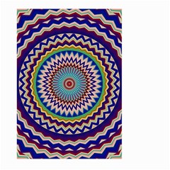 Kaleidoscope Geometric Circles Mandala Pattern Large Garden Flag (two Sides)