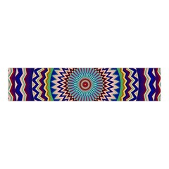 Kaleidoscope Geometric Circles Mandala Pattern Velvet Scrunchie