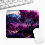 Landscape Landscape Painting Purple Purple Trees Large Mousepad Front