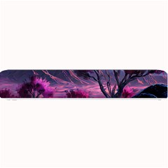 Landscape Landscape Painting Purple Purple Trees Small Bar Mat