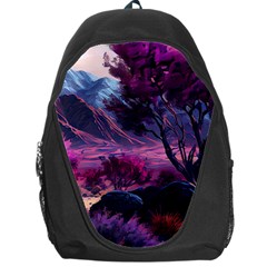 Landscape Landscape Painting Purple Purple Trees Backpack Bag by Jancukart