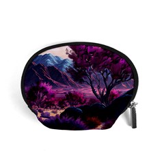 Landscape Landscape Painting Purple Purple Trees Accessory Pouch (small)