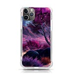 Landscape Landscape Painting Purple Purple Trees iPhone 11 Pro 5.8 Inch TPU UV Print Case Front