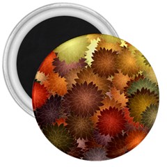 Flower Flora Decoration Pattern Drawing Floral 3  Magnets