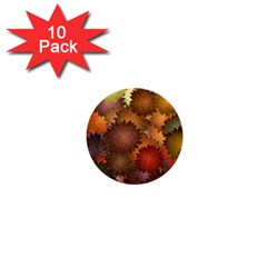 Flower Flora Decoration Pattern Drawing Floral 1  Mini Buttons (10 Pack) 