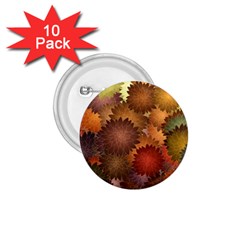 Flower Flora Decoration Pattern Drawing Floral 1 75  Buttons (10 Pack) by Jancukart