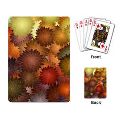 Flower Flora Decoration Pattern Drawing Floral Playing Cards Single Design (rectangle)