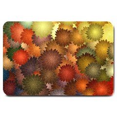 Flower Flora Decoration Pattern Drawing Floral Large Doormat