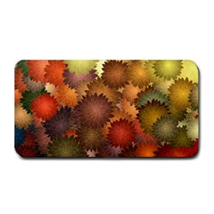 Flower Flora Decoration Pattern Drawing Floral Medium Bar Mat