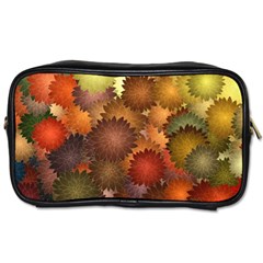 Flower Flora Decoration Pattern Drawing Floral Toiletries Bag (one Side)