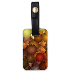 Flower Flora Decoration Pattern Drawing Floral Luggage Tag (one Side)