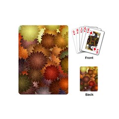 Flower Flora Decoration Pattern Drawing Floral Playing Cards Single Design (mini)