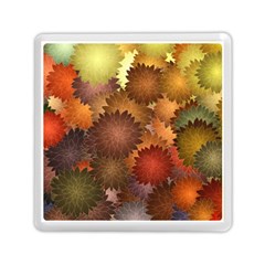 Flower Flora Decoration Pattern Drawing Floral Memory Card Reader (square)