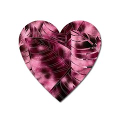 Flower Flora Decoration Pattern Drawing Leaves Heart Magnet