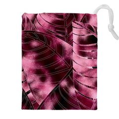 Flower Flora Decoration Pattern Drawing Leaves Drawstring Pouch (5xl) by Jancukart