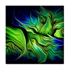 Fractal Art Pattern Abstract Fantasy Digital Tile Coaster