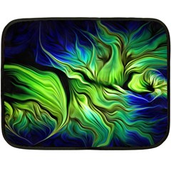 Fractal Art Pattern Abstract Fantasy Digital One Side Fleece Blanket (mini) by Jancukart