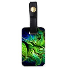 Fractal Art Pattern Abstract Fantasy Digital Luggage Tag (one side)