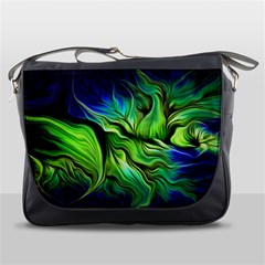 Fractal Art Pattern Abstract Fantasy Digital Messenger Bag