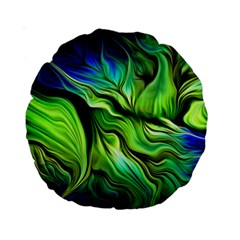 Fractal Art Pattern Abstract Fantasy Digital Standard 15  Premium Round Cushions