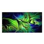 Fractal Art Pattern Abstract Fantasy Digital Satin Shawl 45  x 80  Front