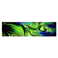 Fractal Art Pattern Abstract Fantasy Digital Oblong Satin Scarf (16  X 60 )