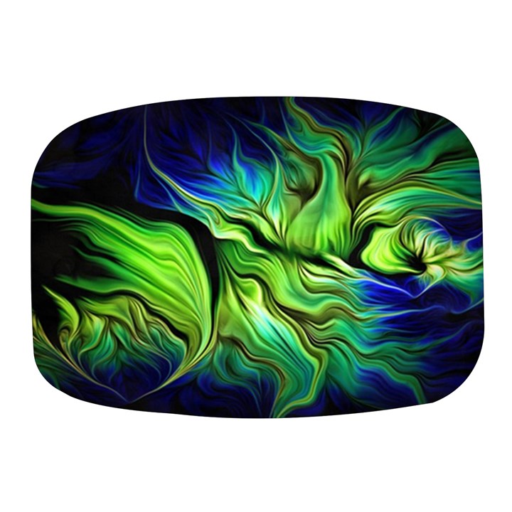 Fractal Art Pattern Abstract Fantasy Digital Mini Square Pill Box