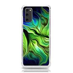 Fractal Art Pattern Abstract Fantasy Digital Samsung Galaxy S20 6.2 Inch TPU UV Case