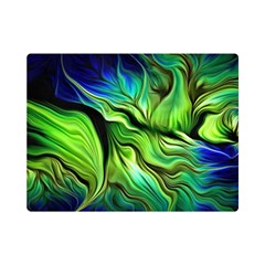 Fractal Art Pattern Abstract Fantasy Digital One Side Premium Plush Fleece Blanket (Mini)