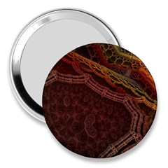 Fractal Pattern Geometric Pattern 3  Handbag Mirrors by danenraven