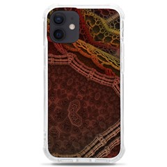 Fractal Pattern Geometric Pattern Iphone 12 Mini Tpu Uv Print Case	 by danenraven