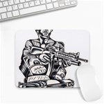 Scarface Movie Traditional Tattoo Small Mousepad Front