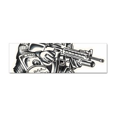 Scarface Movie Traditional Tattoo Sticker (Bumper)