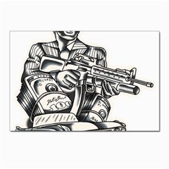 Scarface Movie Traditional Tattoo Postcard 4 x 6  (Pkg of 10)