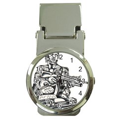 Scarface Movie Traditional Tattoo Money Clip Watches