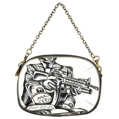 Scarface Movie Traditional Tattoo Chain Purse (two Sides) by tradlinestyle