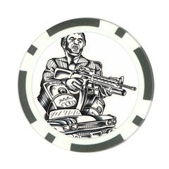 Scarface Movie Traditional Tattoo Poker Chip Card Guard (10 pack)