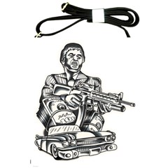 Scarface Movie Traditional Tattoo Shoulder Sling Bag by tradlinestyle