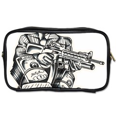 Scarface Movie Traditional Tattoo Toiletries Bag (one Side) by tradlinestyle